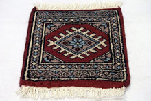 Carica l'immagine nel visualizzatore di Gallery, Tappetino Piccolo Lana Merinos Islamabad - 30x30 Cm (GalleriaFarah1970)