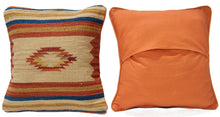 Load image into Gallery viewer, Autentico Cuscino Quadrato Kilim Fatto a Mano 60x60 CM