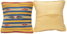 Load image into Gallery viewer, Autentico Cuscino Quadrato Kilim Fatto a Mano 60x60 CM
