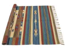 Carica l'immagine nel visualizzatore di Gallery, (Machine washable 30°) Kilim Original Authentic Hand Made 240x60 CM