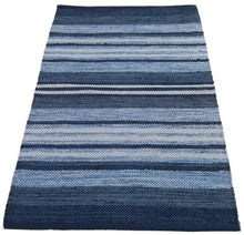 Carica l'immagine nel visualizzatore di Gallery, 100x60 CM Kilim Indiano Cotone Moderno Autentico Originale #Galleria farah1970