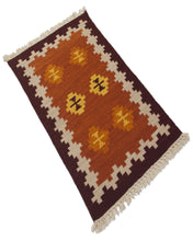 Lade das Bild in den Galerie-Viewer, Kilim Autentico, Originale e Fatto a Mano Ideale 120x60 CM