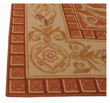 Carica l'immagine nel visualizzatore di Gallery, Classico Aubusson Arazzo Tepester Teppich 140x70 cm