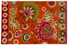 Carica l'immagine nel visualizzatore di Gallery, Kilim Indo Suzani Ghelem Alfombras Gipsy CM 92x61