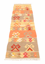 Carica l'immagine nel visualizzatore di Gallery, 200x60 CM Autentik Kilim Kelem Original Hand Made Classic STYL