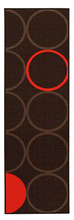 Lade das Bild in den Galerie-Viewer, 140x57 CM Teppich Modern New Clematis Meccanic Made @GalleriaFarah1970