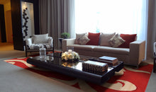 Load image into Gallery viewer, Viva Terra Tappeto, Materiale Sintetico, Rosso/Beige, 120x170x24 cm