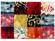 Lade das Bild in den Galerie-Viewer, Tappeto da salotto, motivo quadrato Gioia B in polipropilene, Tappeto moderno, multicolore, 160 x 230 cm
