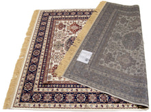 Lade das Bild in den Galerie-Viewer, Tappeti Farshian Tappeto Caucasian, Viscosa, Avorio, 190 x 140