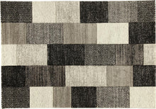 Carica l'immagine nel visualizzatore di Gallery, Tappeto Moderno RAY GREY BLACK A 200X57 (Galleriafarah1970)