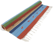 Lade das Bild in den Galerie-Viewer, HAND MAD Milan KILIM COTTON 60x40 CM