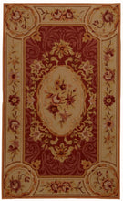 Carica l'immagine nel visualizzatore di Gallery, 152x91 CM Aubusson Mezzopunto Classico Floreale Francia Design