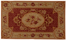 Carica l'immagine nel visualizzatore di Gallery, 152x91 CM Aubusson Mezzopunto Classico Floreale Francia Design