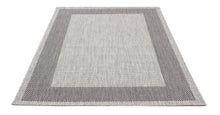 Lade das Bild in den Galerie-Viewer, Tappeto Moderno TR FLATWEAVE FRAME GREY/BLACK 120x60 (Galleriafarah1970)
