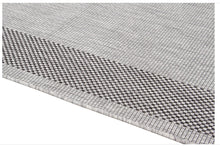 Lade das Bild in den Galerie-Viewer, Tappeto Moderno TR FLATWEAVE FRAME GREY/BLACK 120x60 (Galleriafarah1970)