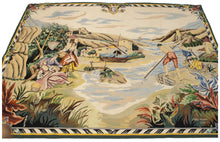 Lade das Bild in den Galerie-Viewer, 205x150 cm Aubusson Arazzo classic figurativ Origine: Francia