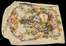 Lade das Bild in den Galerie-Viewer, Antico Francese mezzopunto classico floreale - cm 40x33 -farah 1970