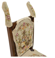 Carica l'immagine nel visualizzatore di Gallery, Antico Francese mezzopunto classico floreale - cm 20x12