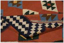 Load image into Gallery viewer, 262x161 CM Autentio kilim originale fatto a mano Stile classico - Facile da pulire