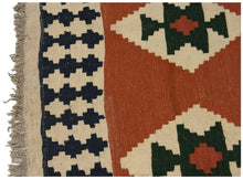 Load image into Gallery viewer, 262x161 CM Autentio kilim originale fatto a mano Stile classico - Facile da pulire
