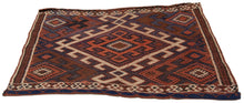 Load image into Gallery viewer, Kilim original, authentisch handgemacht mit Echtheitszertifikat 102x56 CM