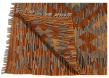 Carica l'immagine nel visualizzatore di Gallery, 120x80 CM Autentio kilim originale fatto a mano Stile classico - Facile da pulire