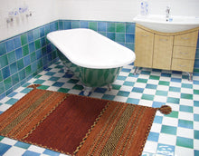 Carica l'immagine nel visualizzatore di Gallery, Kilim Lory tribal 100% Cotone, indiano, fatto a mano 150x90 cm Lavabile in LAVATRICE