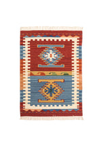 Carica l'immagine nel visualizzatore di Gallery, Originale kilim fatto a mano 90x60 CM