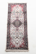 Carica l'immagine nel visualizzatore di Gallery, 205x60 CM Tappeto Carpet Tapis Teppich Alfombra Rug Kashmir (Hand Made)