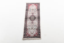 Carica l'immagine nel visualizzatore di Gallery, 205x60 CM Tappeto Carpet Tapis Teppich Alfombra Rug Kashmir (Hand Made)