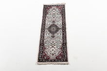 Carica l'immagine nel visualizzatore di Gallery, 205x60 CM Tappeto Carpet Tapis Teppich Alfombra Rug Kashmir (Hand Made)