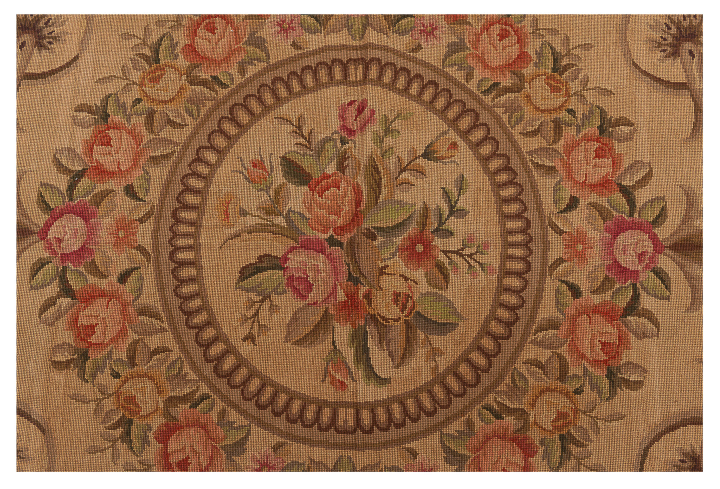 Needle point Classic Floral French Style Drawing 362x266 CM Aubusson (Galleria Farah1970)--