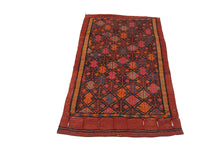 Carica l'immagine nel visualizzatore di Gallery, 130x82 CM Autentio kilim originale fatto a mano Stile classico - Facile da pulire