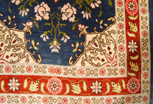 Lade das Bild in den Galerie-Viewer, 62x40 Cm Antico Tappeto Hereche / Hereke in seta 100%