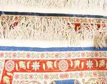 Lade das Bild in den Galerie-Viewer, 62x40 Cm Antico Tappeto Hereche / Hereke in seta 100%