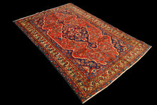 Load image into Gallery viewer, Authentic original hand knotted carpet 205x135 CM BORCHALOO
