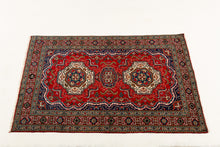 Carica l'immagine nel visualizzatore di Gallery, Authentic original hand knotted carpet 190x132 CM