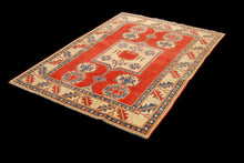 Lade das Bild in den Galerie-Viewer, Rectangular Hand knotted carpet Ghazni / Chubi Green Colors 182x133 CM