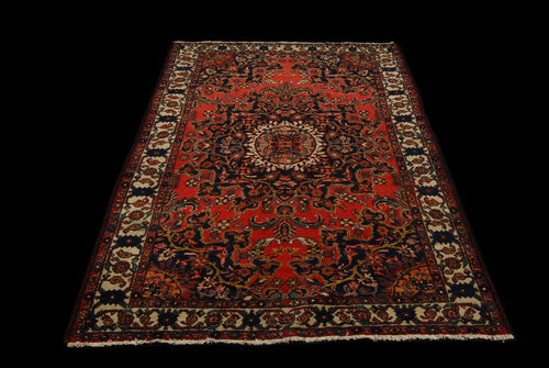 Authentic original hand knotted carpet 225x135 CM