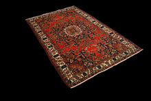 Lade das Bild in den Galerie-Viewer, Authentic original hand knotted carpet 225x135 CM