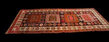 Carica l'immagine nel visualizzatore di Gallery, Hand made Antique Kazak Caucasic Carpets CM 270X130