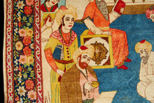 Lade das Bild in den Galerie-Viewer, 211x132 CM Authentic original hand knotted carpet