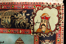 Lade das Bild in den Galerie-Viewer, 180x120 CM Tappeto Tabriz figurativo