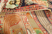 Lade das Bild in den Galerie-Viewer, 180x120 CM Tappeto Tabriz figurativo