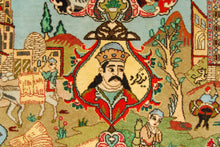 Lade das Bild in den Galerie-Viewer, 180x120 CM Tappeto Tabriz figurativo