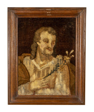 Load image into Gallery viewer, Mezzo punto arrazo aubusson colore verde arcaico 50x40 cm Francese