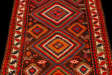 Carica l'immagine nel visualizzatore di Gallery, Hand made Antique Kazak / Shirvan Caucasic Carpets CM 265x125