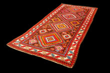 Carica l'immagine nel visualizzatore di Gallery, Hand made Antique Kazak / Shirvan Caucasic Carpets CM 265x125