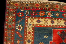 Carica l'immagine nel visualizzatore di Gallery, Hand made Antique Kazak / Shirvan Caucasic Carpets CM 200x110