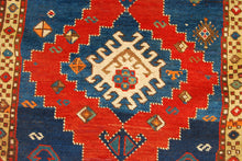 Carica l'immagine nel visualizzatore di Gallery, Hand made Antique Kazak / Shirvan Caucasic Carpets CM 200x110
